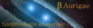 Beta Aurigae: spettroscopia amatoriale
